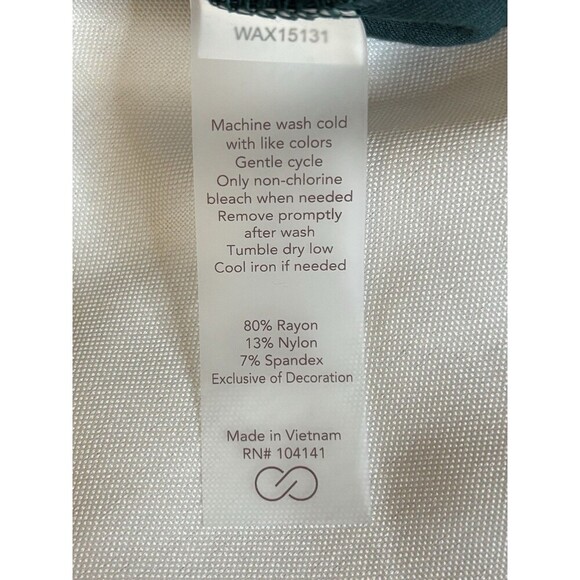 CALIA Scuba Pique Crew Sweatshirt Women Large Sea Green Athleisure Soft Pullover - Picture 10 of 12